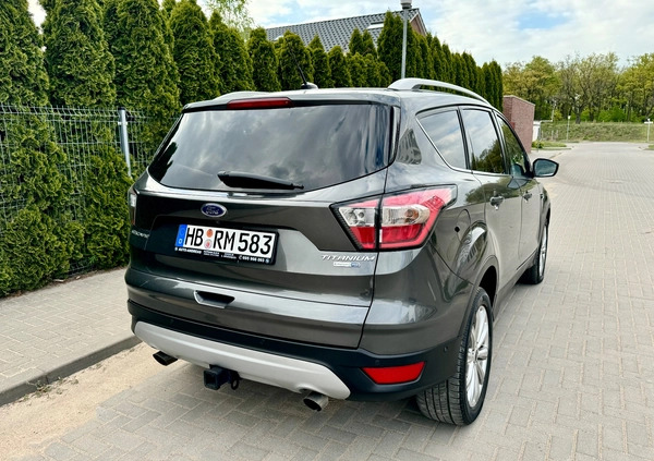 Ford Escape cena 63900 przebieg: 142350, rok produkcji 2017 z Mońki małe 137